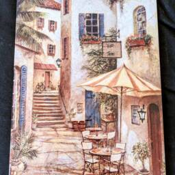 "Capri Italy Ceramic Wall Art Tile, 8"" By 12" - thumbnail 3