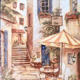 "Capri Italy Ceramic Wall Art Tile, 8"" By 12" - thumbnail 2