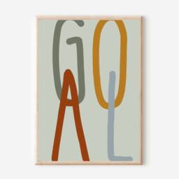 Set Of Football Gallery Wall Prints For A Playroom, Bedroom Or Nursery, Including Personalised Initial & Name Print - Unframed - thumbnail 3