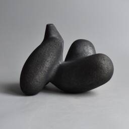 Ceramic Sculpture, Black Ceramics, Ceramic Figurine, African Figure, Sculpture For The Garden, Ceramics Raku, Art - thumbnail 4