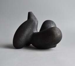 Ceramic Sculpture, Black Ceramics, Ceramic Figurine, African Figure, Sculpture For The Garden, Ceramics Raku, Art - thumbnail 1