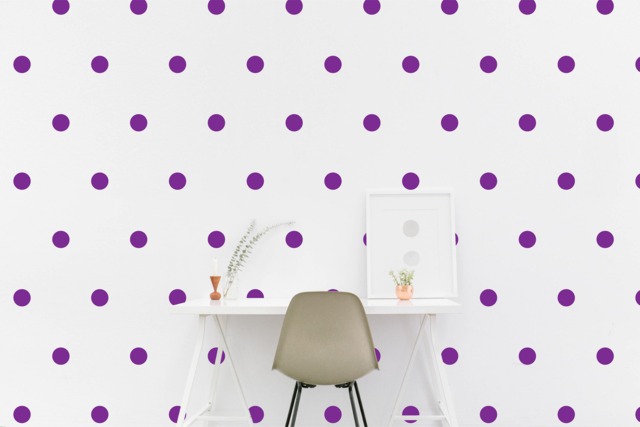 Circle Wall Pattern Decal Kids Room Polka Dots Wall Sticker, Bedroom, Living Wallpaper Vinyl Decals Stickers Home Decor - image 1