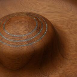 Fathers Day Gift Gifts For Men, Walnut Bowl, Personal Organizer - thumbnail 2