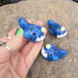 Angler Fish Christmas Ornament With Glow in The Dark - thumbnail 3