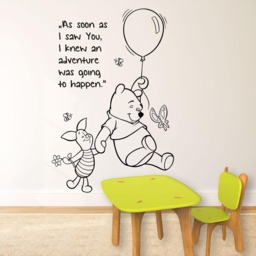 Winnie The Pooh Friendship Wall Sticker Quote Kids Boys Girl Bedroom Baby Nursery Decoration - thumbnail 3