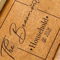 Personalized Family Household Doormat - Housewarming Gift Name Custom Welcome Mat - thumbnail 3