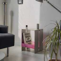 Aiona-1 Side Table - Nova Pink - thumbnail 2