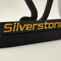 F1 Silverstone Mini 3D Track Outline With Free Custom Stand - 15x15x4.5cm Ideal Mini Gift For Fans - thumbnail 2