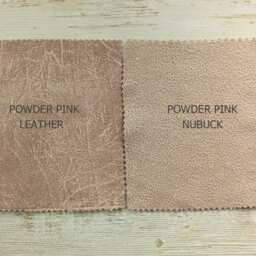 Powder Pink Vegan Leather Pillow Cover, Modern Scandinavian Decor - thumbnail 2