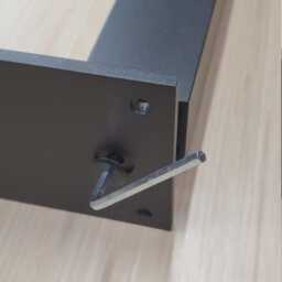 Aluminum Diy Straight Metal Table Legs Set Of 4 , Black 1 - thumbnail 4