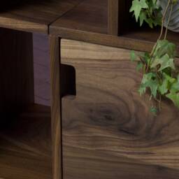 Konk ??? Wynn Modular Storage [Walnut] Bespoke Sizes Available Industrial Cupboard Shelving, Bookcase, Bookshelf - thumbnail 3