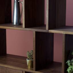 Konk ??? Wynn Modular Storage [Walnut] Bespoke Sizes Available Industrial Cupboard Shelving, Bookcase, Bookshelf - thumbnail 2