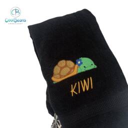 Tortoise Towel - Personalised Face Cloth/Hand Bath = Embroidered - thumbnail 2