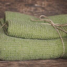 Set Of 2 Linen Bath Towels, Eco Towel, Gift - thumbnail 2