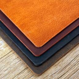 Personalized Full Grain Leather Desk Pad Blotter , Black Leather Table Mat, Large Office Writing Lmxxs - thumbnail 4