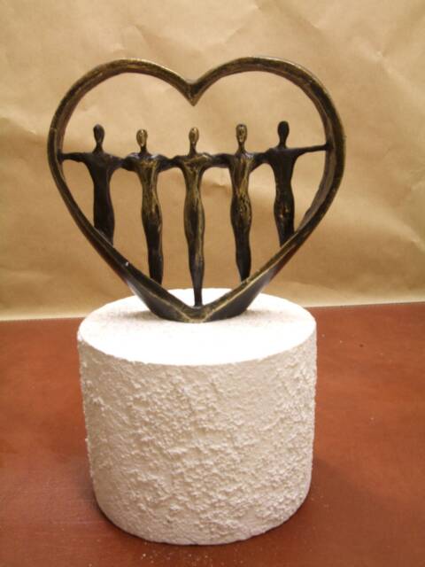 Cinerary Urns Bronze Statuettes For Small Amount Of Ash