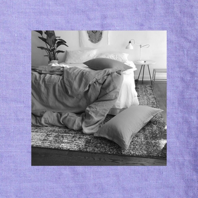 Lavender Linen Duvet Cover - Soft Bedding Solid Purple Made To Order in The Usa - image 1