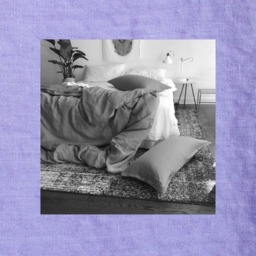 Lavender Linen Duvet Cover - Soft Bedding Solid Purple Made To Order in The Usa - thumbnail 1