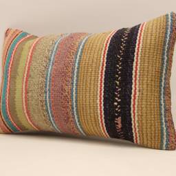 Throw Pillow, Sofa 12x20 in 30x50 cm, Vintage Kilim Pillow, Home Cushion Cover Boho Pillow Koef-792 - thumbnail 3