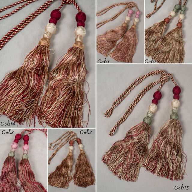 6 Colors Double Curtain & Drapery Tieback/Holdback Modern Tiebacks/Curtain Tie Backs Luxurious Tassels - image 1
