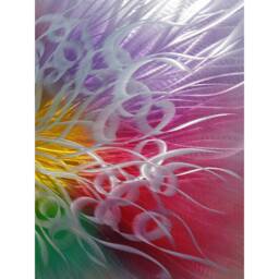 Abstract Rainbow Metal Wall Art, Contemporary Artwork. Indoor/Outdoor Decor - thumbnail 4