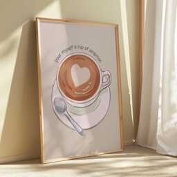 Dolly Parton Lyrics Print Cup Of Ambition, Country Wall Art - thumbnail 1