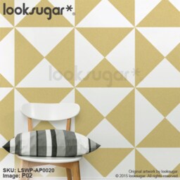 Large Triangle Wall Decals - Modern Geometric Pattern Removable Art For Home, Office, & Retail Lswp-Ap0020 - thumbnail 2