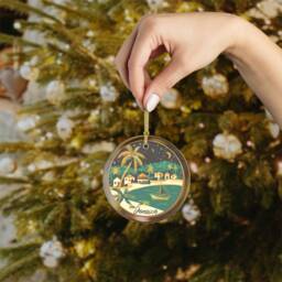 Jamaica Christmas Ornament, 3.5 - thumbnail 2