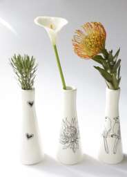 Ceramic Vase - Slumbering Fox - thumbnail 3