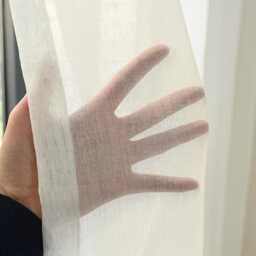 Custom Curtain Made To Measure White Voile - thumbnail 1