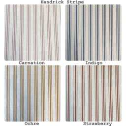 Scalloped Headboard Choice Of Fittings & Hendrick Stripe Fabrics - thumbnail 2