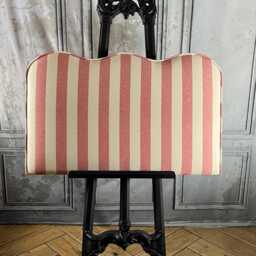 Scalloped Headboard Choice Of Fittings & Hendrick Stripe Fabrics - thumbnail 3