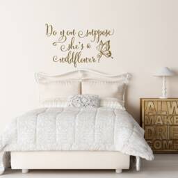 Alice in Wonderland Wall Decal Wildflower Nursery Decor Ww194 - thumbnail 1