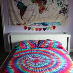 Handmade Tie Dye Bedding Set - Ultra Soft Cotton - thumbnail 2
