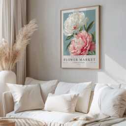 Flower Market, Market Print, Poster, Art, Exhibition Trendy Wall Y2K Decor - thumbnail 2
