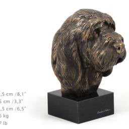 Grand Basset Griffon Vendeen, Dog Marble Statue, Limited Edition, Artdog. Made Of Cold Cast Bronze. Solid, Perfect Gift. Limited Edition - thumbnail 3