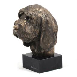 Grand Basset Griffon Vendeen, Dog Marble Statue, Limited Edition, Artdog. Made Of Cold Cast Bronze. Solid, Perfect Gift. Limited Edition - thumbnail 2