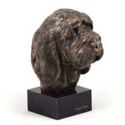 Grand Basset Griffon Vendeen, Dog Marble Statue, Limited Edition, Artdog. Made Of Cold Cast Bronze. Solid, Perfect Gift. Limited Edition