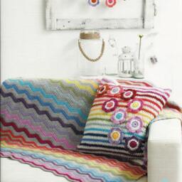 Rainbow Zig Zag Blanket - thumbnail 4