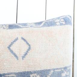 Vintage Turkish Kilim Lumbar Pillow Cover 12x24 Inch, Handmade - thumbnail 3