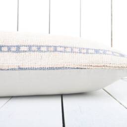 Vintage Turkish Kilim Lumbar Pillow Cover 12x24 Inch, Handmade - thumbnail 4