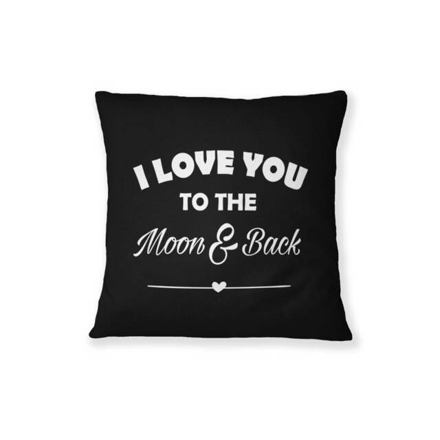 I Love You To The Moon & Back, Pillow Cases, Living Room Decor, Floor Pillow, Garden Kids Rustic Home Decor - image 1
