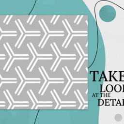 Hatch Street Minimal Pattern Vinyl Flooring, Gray Flooring Linoleum, White Waterproof Material, Abstract High Quality Print, Floor Protector - thumbnail 2