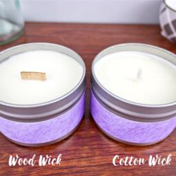 Black Sea Soy Candle in 8Oz Tin, Wood Or Cotton Wick - thumbnail 3
