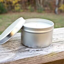 Black Sea Soy Candle in 8Oz Tin, Wood Or Cotton Wick - thumbnail 2