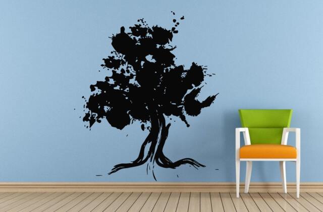Big Abstract Tree Growing Nature Window Wall Decal Vinyl Sticker Mural Room Decor L1742 - image 1