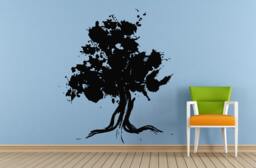 Big Abstract Tree Growing Nature Window Wall Decal Vinyl Sticker Mural Room Decor L1742 - thumbnail 1