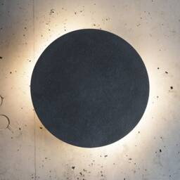 Handmade Concrete Wall Sconce Modern Round Light Fixture - thumbnail 4