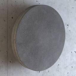 Handmade Concrete Wall Sconce Modern Round Light Fixture - thumbnail 3