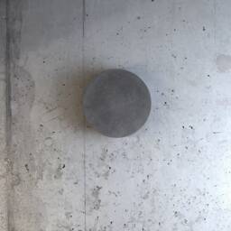 Handmade Concrete Wall Sconce Modern Round Light Fixture - thumbnail 2